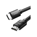 يوجرين كابل HDMI بدقة 8K، ذكر إلى ذكر، مضفر، طوله 1.5 متر - أسود