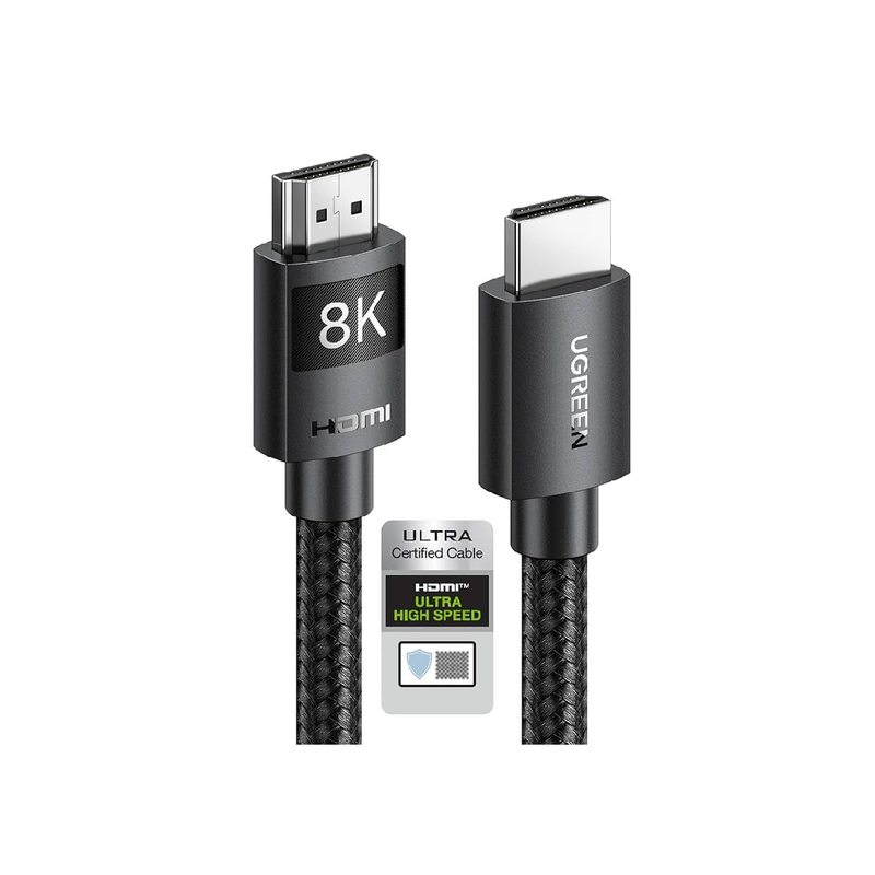 Ugreen 8k HDMI Cable Male to Male Braided 3m - Black