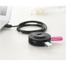 يوجرين CR106 موزع يو إس بي 2.0 ، 4 منافذ، طوله 1 متر - أسود