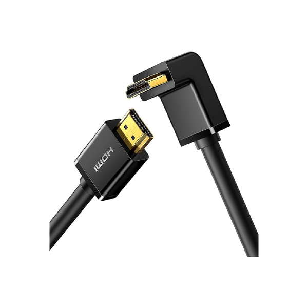 Ugreen HDMI Cable Right Angle 90 Degree 2m - Black