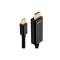 Ugreen Mini DP Male to HDMI Cable 4k 1.5m - Black