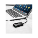 يوجرين محول الصوت الاستريو الخارجي USB2.0 - أسود