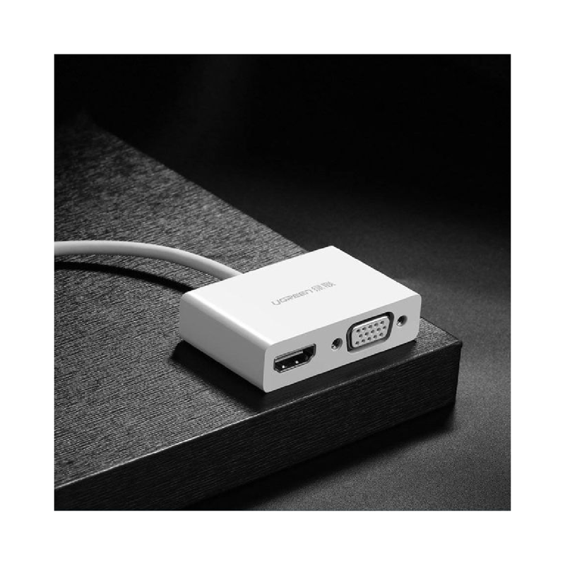 Ugreen USB Type C to HDMi-VGA Converter - White