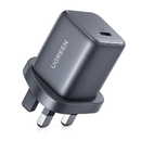 يوجرين X512 شاحن سريع بقدرة 20 وات بمنفذ USB-C من GaN - رمادي
