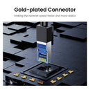 Ugreen CAT8 Shielded Round Braided Cable Modular Plugs 2m - Black