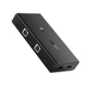 Ugreen CM200 HDMI Switch Box 2 In 1 Out KVM Switching – Black