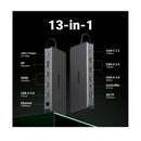 Ugreen CM681 13 in 1 USB-C Multifunction Adapter 100W Hub 10Gbps -Grey