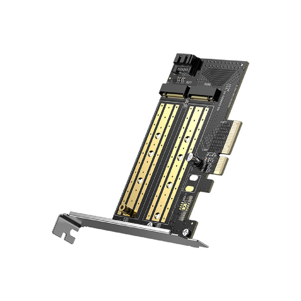 Ugreen M.2 SATA + M.2 NVMe to PCI-E 3.0 X4 Expansion Card - Black