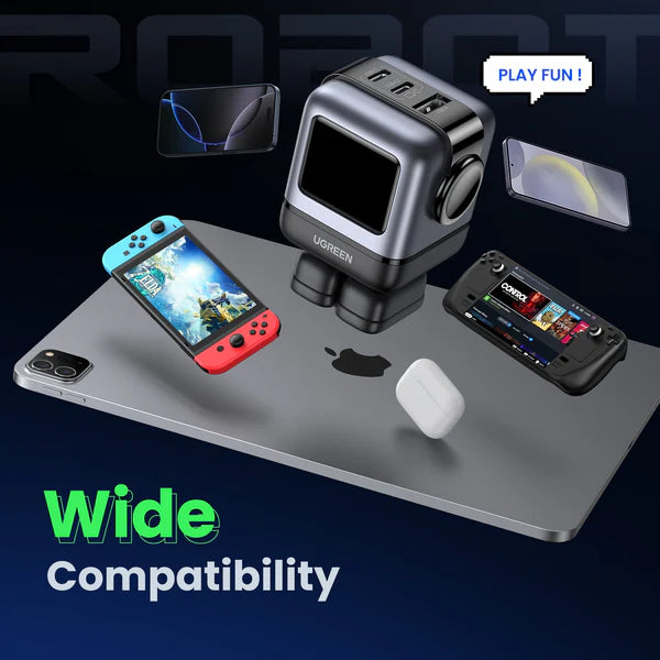 Ugreen Nexode RG 3-Port Gan Fast Charger 65W - CD361