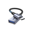 Ugreen US378 OTG adapter cable USB-C-USB-A 0.15m - black