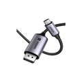 Ugreen USB-C to Display Port 8k Cable 2m - Gray