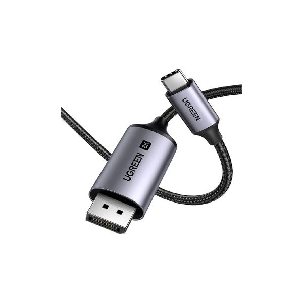 Ugreen USB-C to Display Port 8k Cable 2m - Gray