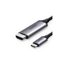 يوجرين كابل يو اس بي إلى اتش دي ام اي 4K بطول 1.5 متر - رمادي