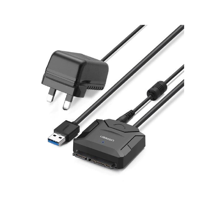 Ugreen USB 3.0 to Sata Hard Drive Adapter - Black