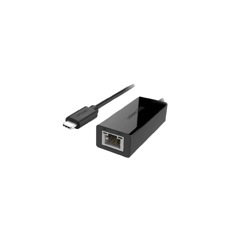 Ugreen USB Type-C to 10/100/1000Mbps Ethernet Adapter - Black