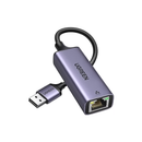 يوجرين محول إيثرنت USB إلى RJ45، خامة ألومنيوم - رمادي