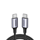 Ugreen Usb 2.0 C M/M Round Cable Nickel Plating Aluminum Shell 1M - Black