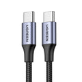 Ugreen Usb 2.0 C M/M Round Cable Nickel Plating Aluminum Shell 1M - Black