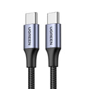 Ugreen Usb 2.0 C M/M Round Cable Nickel Plating Aluminum Shell 1M - Black