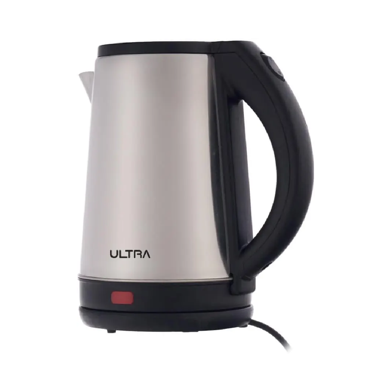 Ultra Stainless steel Electric Kettle UKS20HE1, 2 Liter 2000 Watt - Silver/Black (Free Shipping)