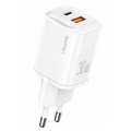 Usams CC254 30W Dual Ports GaN Fast Charger (EU)