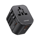 Usams T59 20W Dual USB+Type-C Universal Travel Charger (US/AU/UK/EU)