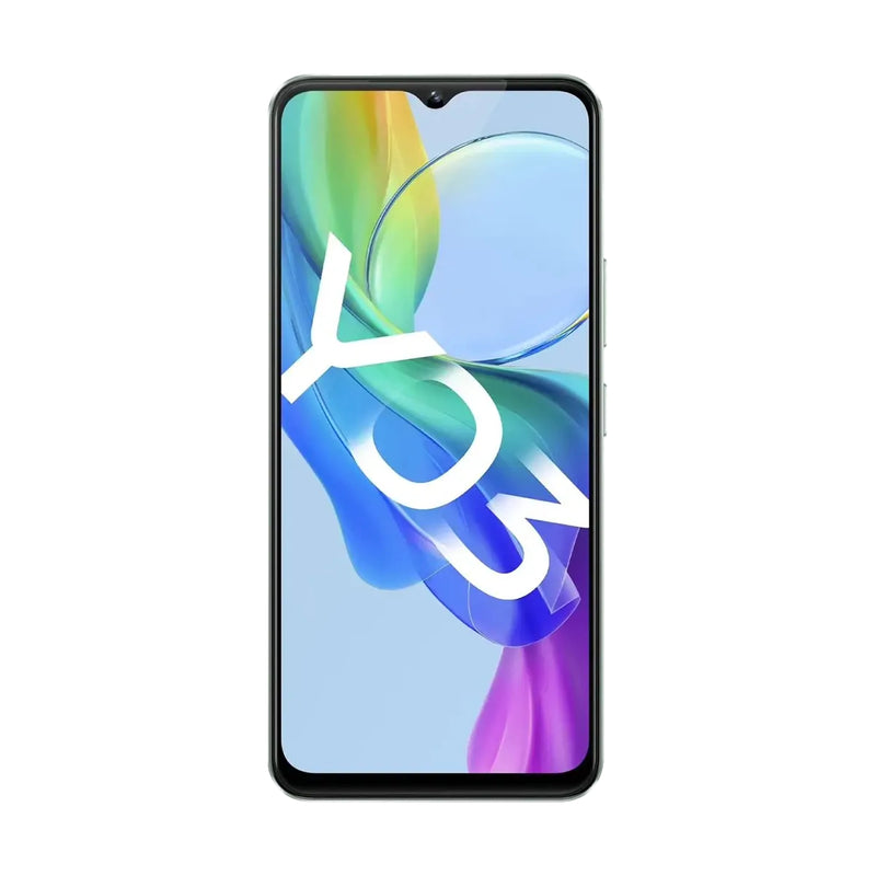 فيفو Y03 4G ثنائي الشريحة، 4 جيجابايت رام، 64 جيجابايت، 5000 مللي أمبير/ساعة - أخضر جم