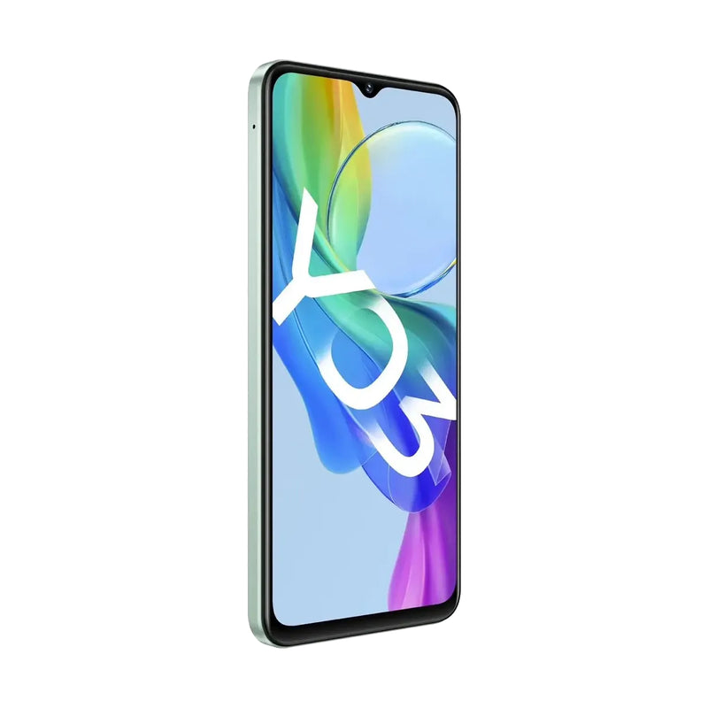 فيفو Y03 4G ثنائي الشريحة، 4 جيجابايت رام، 64 جيجابايت، 5000 مللي أمبير/ساعة - أخضر جم