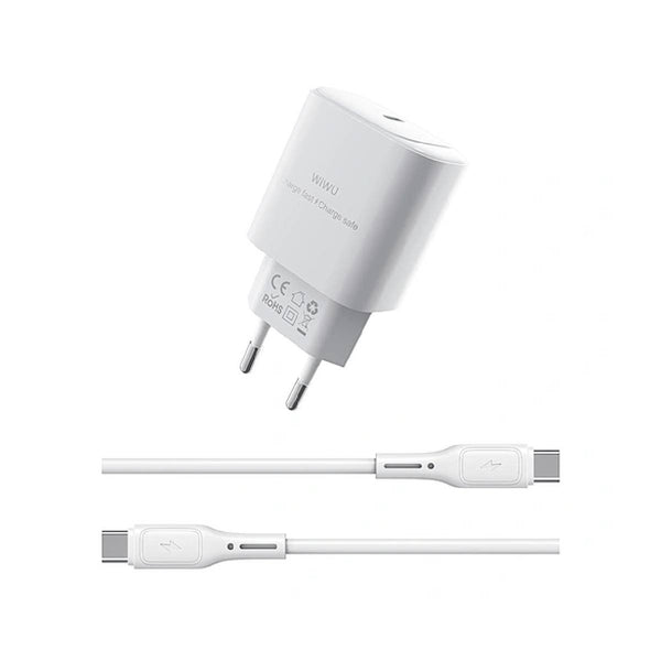 WIWU 30W Essen GaN Fast Charger+Cable Combo Wi-G008 C-C
