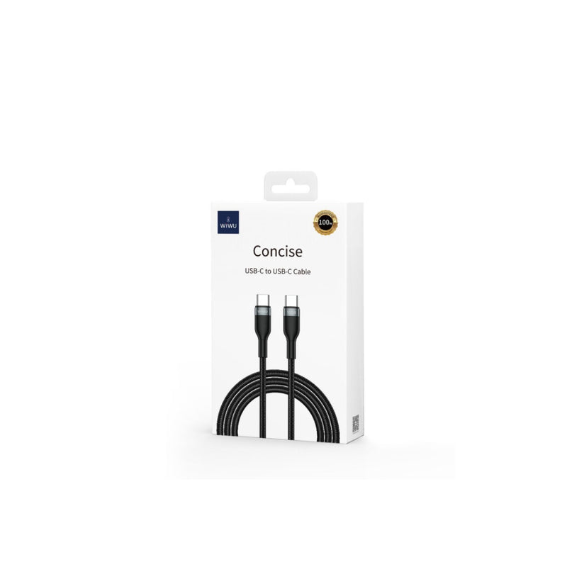 WIWU cable Wi-C017 USB-C - USB-C 100W, 2m - black