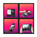 ويوو ماج تاتش حافظة لوحة مفاتيح لجهاز ايباد مقاس 12.9 بوصة - أسود