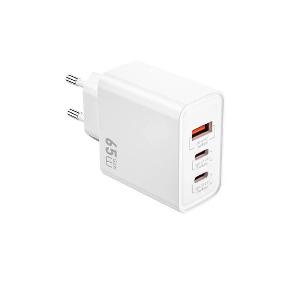 WiWU 65W Essen GaN Fast Charger for Laptop CN UK EU Plug Wi-G005 -White
