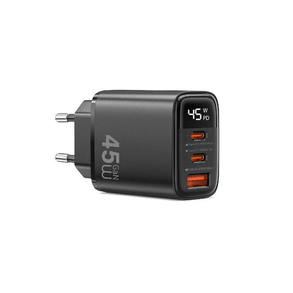 WiWU Firefly 45W PD GaN Fast Charger Wi-G011 2*USB C+USB

