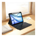 ويوو بريميوم كومبو 3 في 1 المميزة لأجهزة ايباد 25&24 Air 11", 10.9&11"، حافظة حماية + قلم + لوحة مفاتيح - أسود