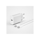 ويوو شاحن سريع كابل 20وات USB-C إلى USB-C - أبيض