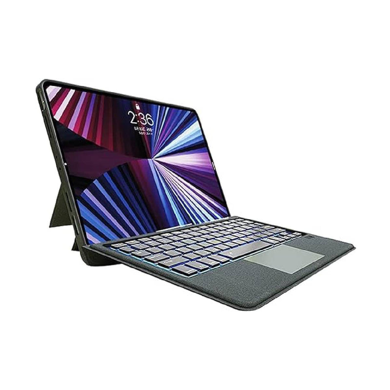 Wiwu Mag Touch Keyboard Case For Ipad Air 12.9 - RBG - Black