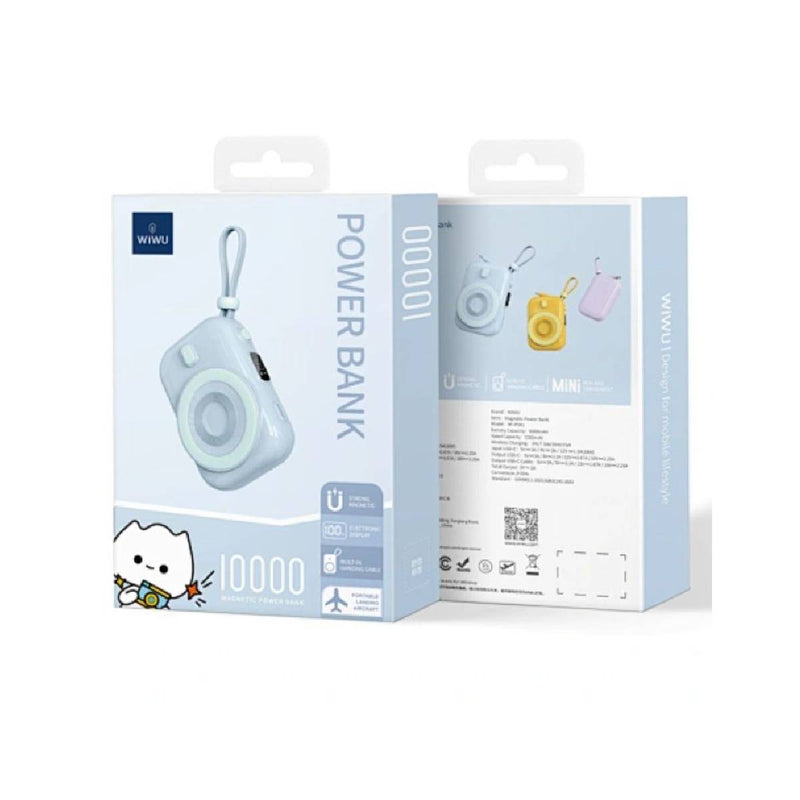 WiWU Power Bank Magnetic 22.5w Fast Charging Colorful Mini Portabl - Wi-P041