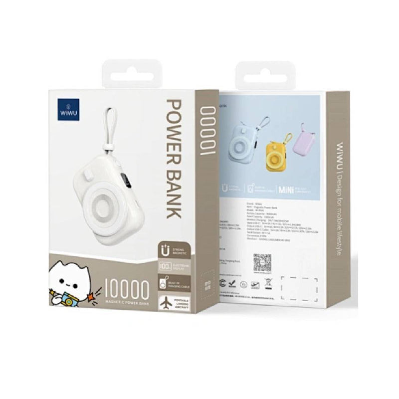 WiWU Power Bank Magnetic 22.5w Fast Charging Colorful Mini Portabl - Wi-P041