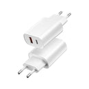 Wiwu Quick PD-QC Fast Charger 20w - White