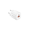 Wiwu Wi-U008 GaN Tech PD Fast Charging QC 3.0 Travel Charger 33W - White