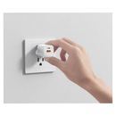 ويوو واي-يو008 تقنية GaN بي دي شاحن سفر سريع الشحن QC 3.0 بقوة 33 وات - أبيض 