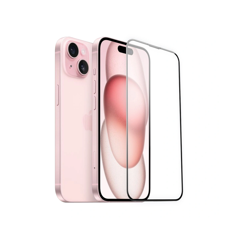 واقي شاشة Wiwu iPrivacy فائق الصلابة من الزجاج المقوى لجهاز iPhone 15/16 (6.1 بوصة) - GT-015