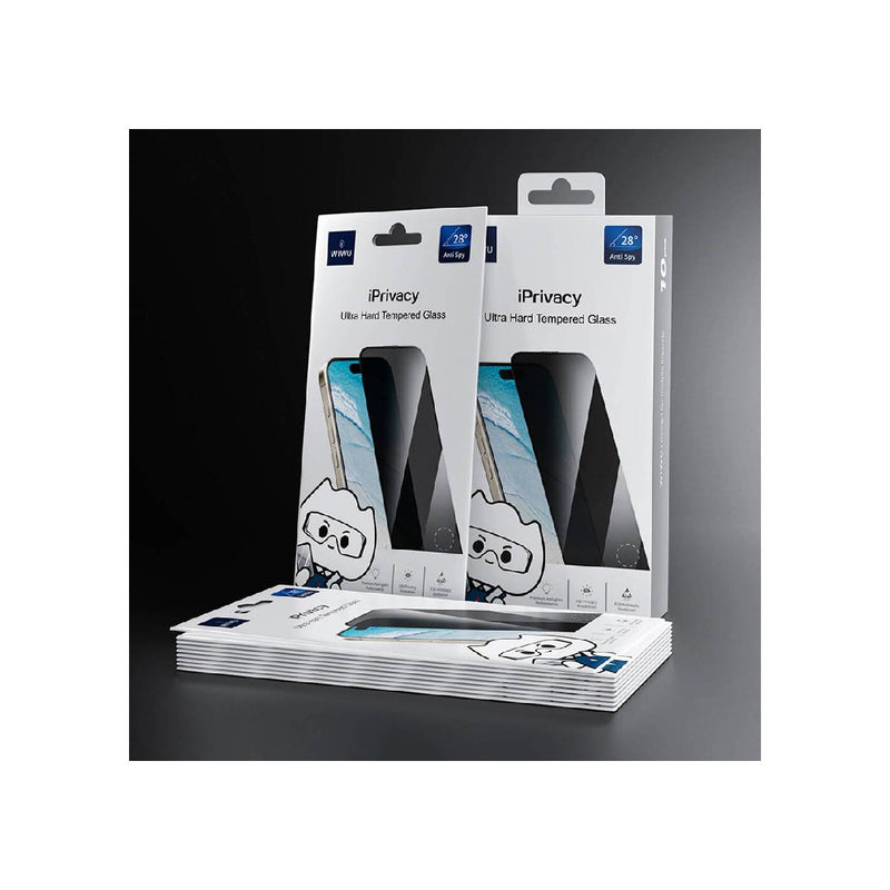 Wiwu iprivacy Ultra Hard Tempered Glass Screen iPhone 16 Pro Max - 6.9"