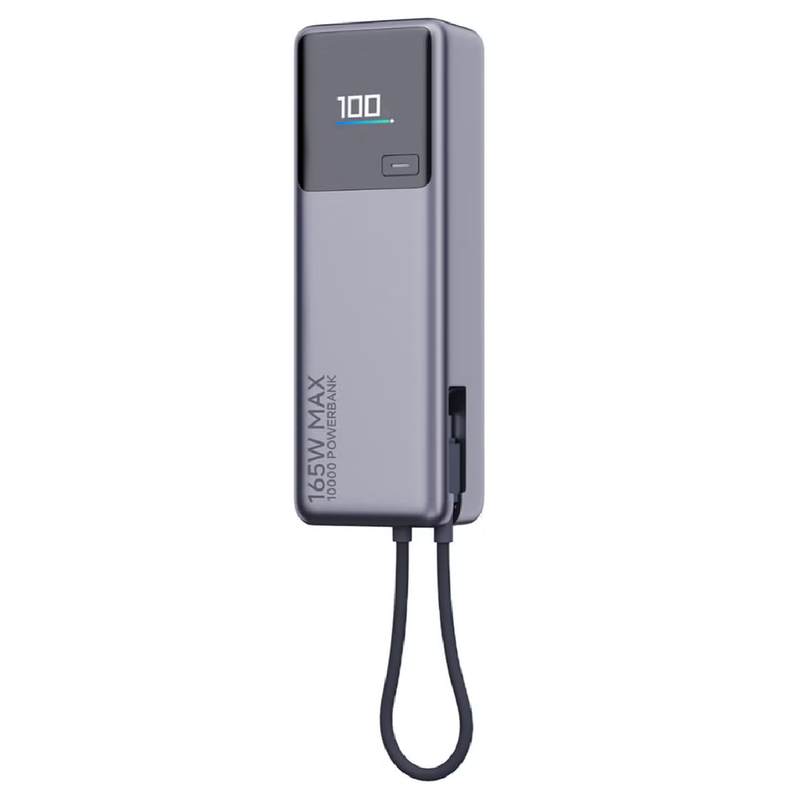 Xiaomi 165W Power Bank 10000mAh (Integrated Cable) - Gray