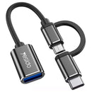 يسيدو GS02 2 في 1 OTG USB2.0 - أسود