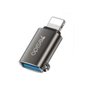 Yesido GS14 USB-L OTG  Lightning To USB OTG Adapter - Black