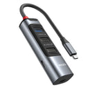 Yesido HB24 HUB Adapter 100W PD Charging - Gray
