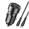 Yesido Y54 Super Fast Car Charger 60w - Black