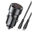 Yesido Y54 Super Fast Car Charger 60w - Black