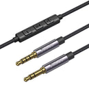 يسيدو كابلYAU30 AUX3.5mm ذكر لذكر للتحكم بالصوت - أسود
